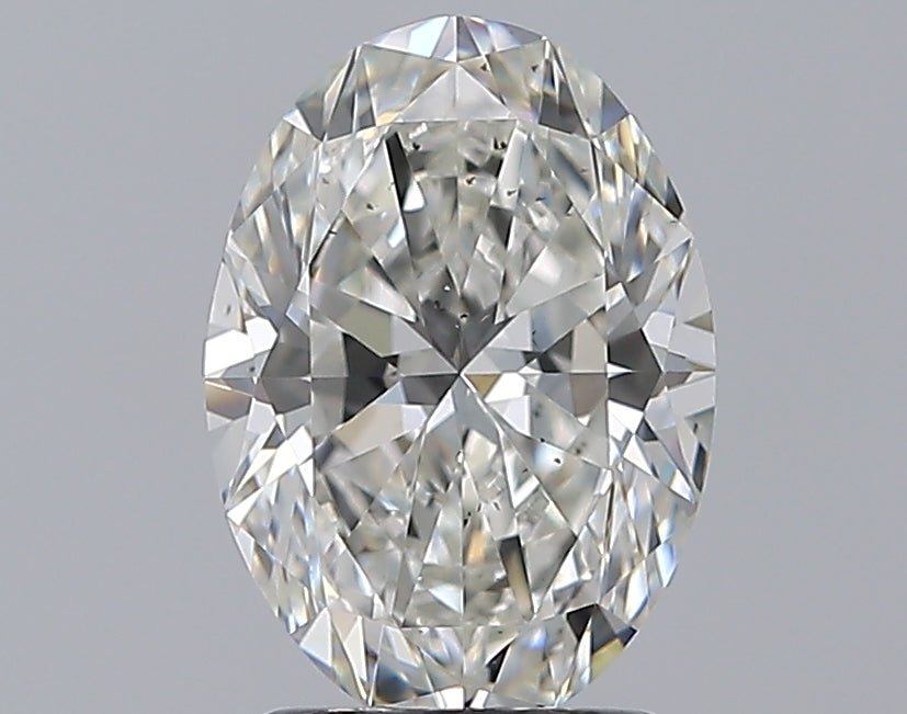 2 Carat Oval - Natural Diamond - 2.01 - H - SI1 - VG - EX - EX - Diamonds By Rothschild