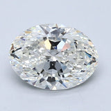 2 Carat Oval - Natural Diamond - 2.01 - H - SI2 - VG - EX - EX - Diamonds By Rothschild