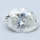 2 Carat OVAL - Natural Diamond - 2.01 - H - SI2 - VG - EX - VG - Diamonds By Rothschild