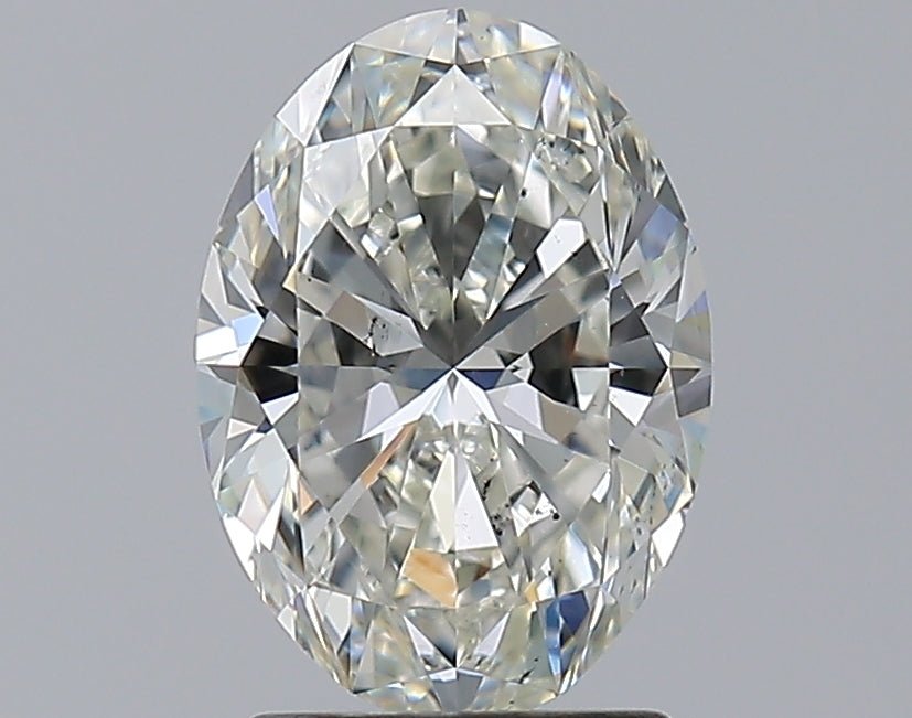 2 Carat Oval - Natural Diamond - 2.01 - I - SI1 - VG - EX - EX - Diamonds By Rothschild