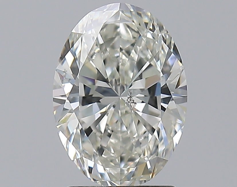 2 Carat Oval - Natural Diamond - 2.01 - I - SI2 - VG - EX - EX - Diamonds By Rothschild