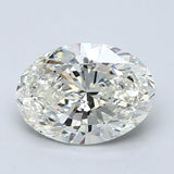 2 Carat Oval - Natural Diamond - 2.01 - I - SI2 - VG - EX - EX - Diamonds By Rothschild