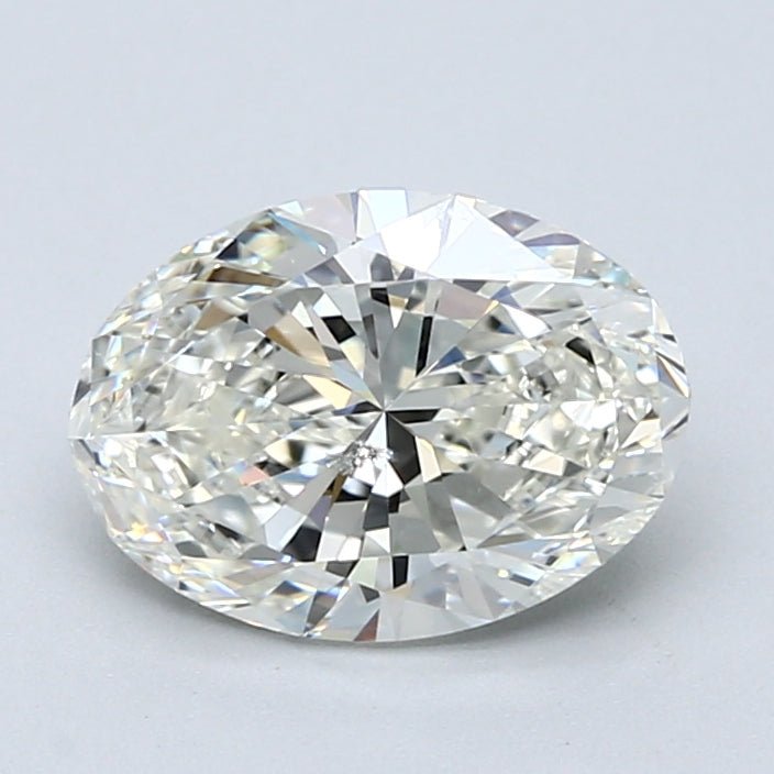 2 Carat Oval - Natural Diamond - 2.01 - I - SI2 - VG - EX - EX - Diamonds By Rothschild