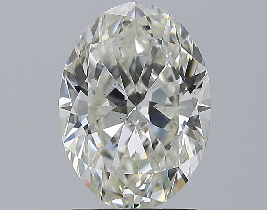 2 Carat Oval - Natural Diamond - 2.01 - J - SI1 - VG - EX - EX - Diamonds By Rothschild