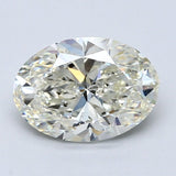 2 Carat Oval - Natural Diamond - 2.01 - J - VS2 - VG - EX - EX - Diamonds By Rothschild