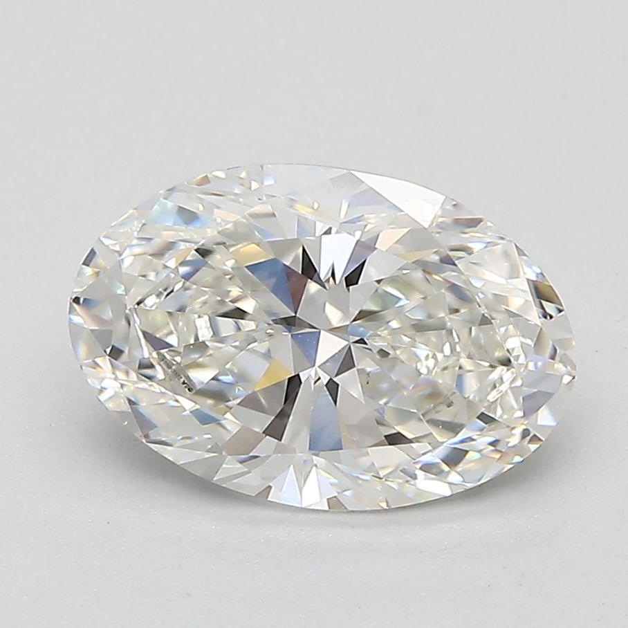 2 Carat Oval - Natural Diamond - 2.02 - H - VS2 - VG - EX - VG - Diamonds By Rothschild