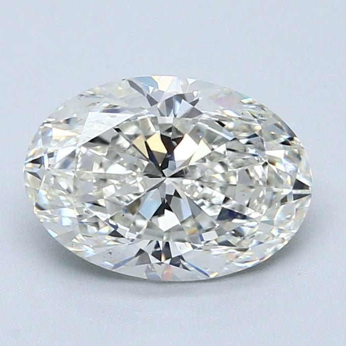 2 Carat Oval - Natural Diamond - 2.02 - I - SI1 - VG - EX - EX - Diamonds By Rothschild