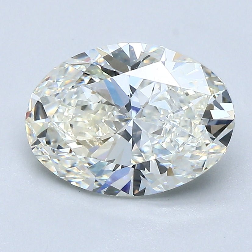 2 Carat Oval - Natural Diamond - 2.02 - J - VVS2 - EX - VG - Diamonds By Rothschild