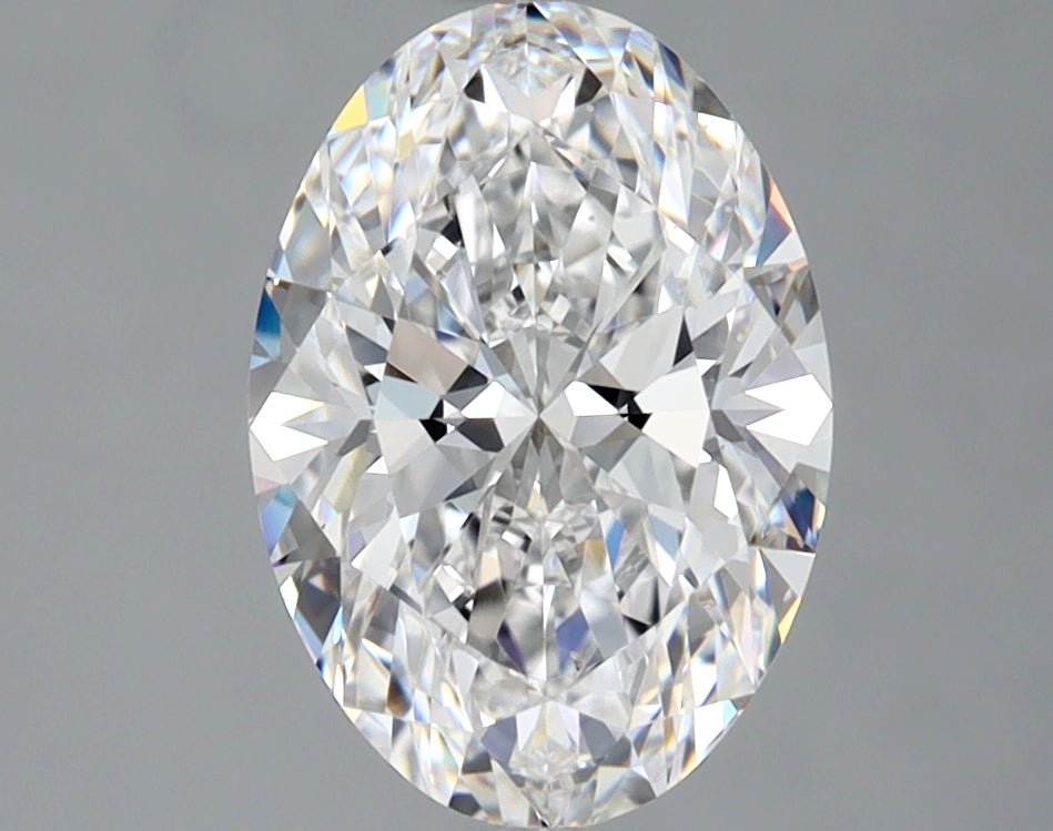 2 Carat Oval - Natural Diamond - 2.04 - E - VS2 - EX - EX - Diamonds By Rothschild