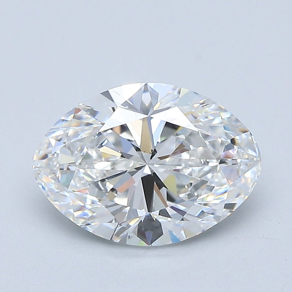 2 Carat Oval - Natural Diamond - 2.1 - E - VS2 - EX - EX - Diamonds By Rothschild