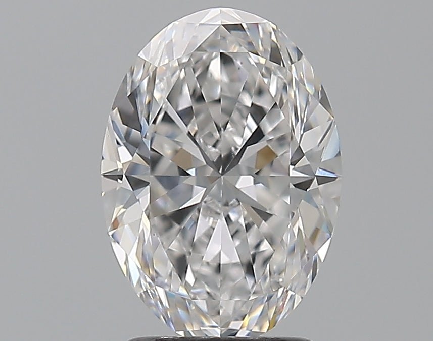 2 Carat Oval - Natural Diamond - 2.2 - D - VS2 - VG - EX - EX - Diamonds By Rothschild