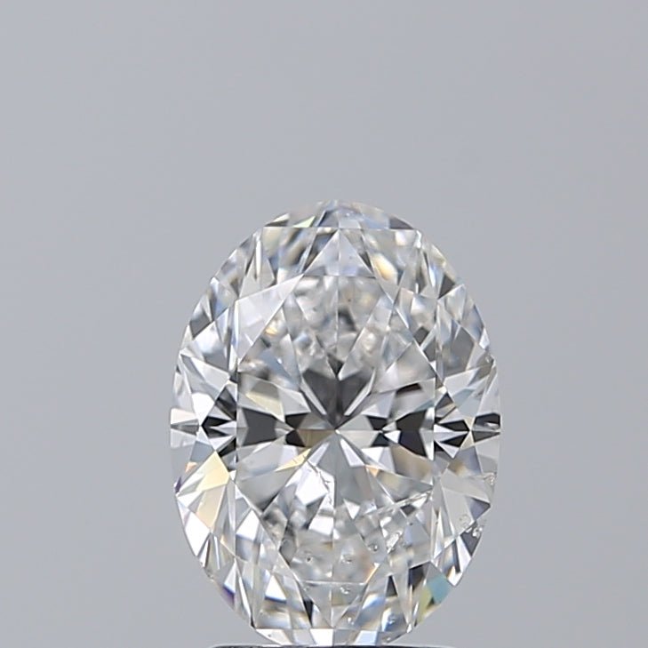 2 Carat Oval - Natural Diamond - 2.2 - E - SI2 - VG - EX - EX - Diamonds By Rothschild