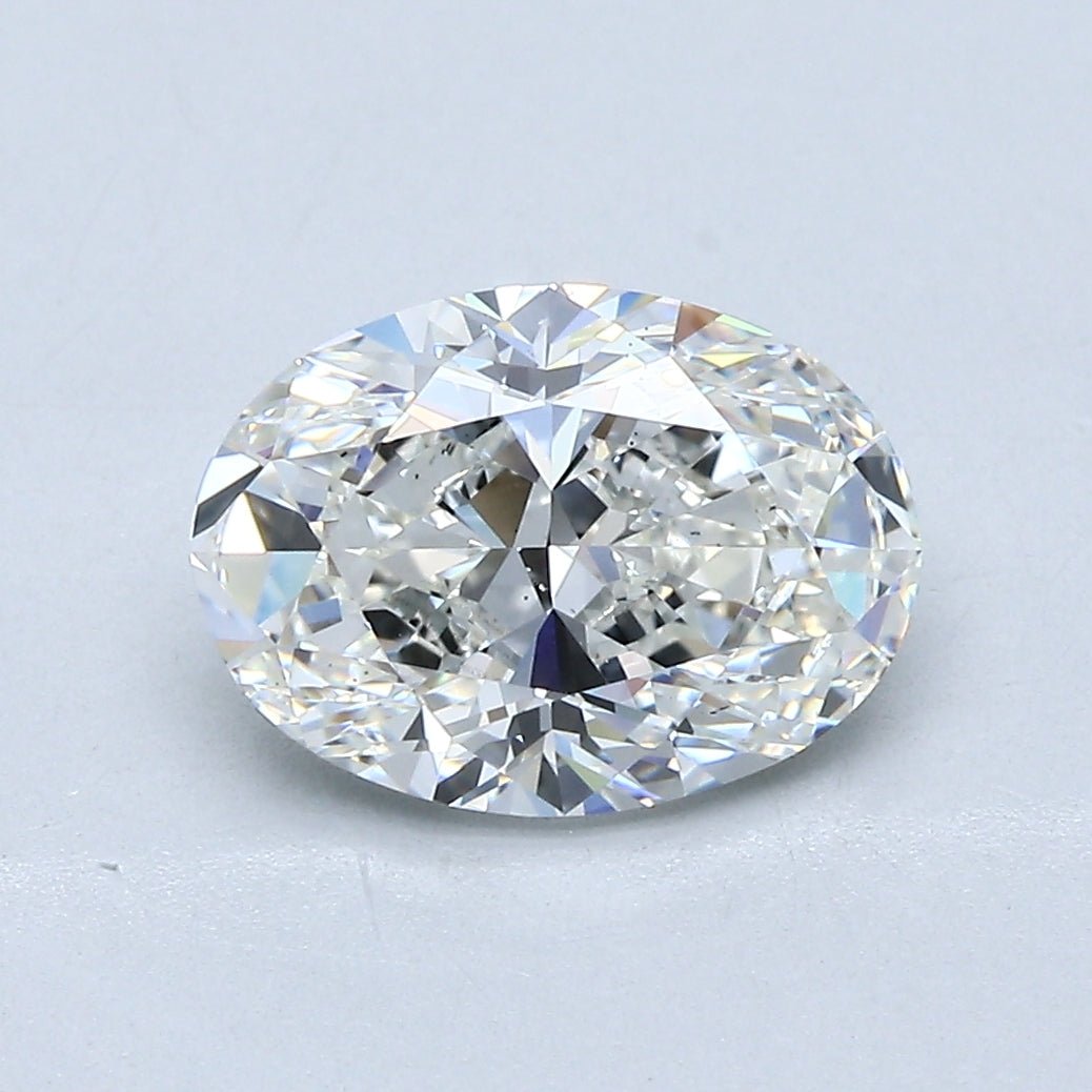 2 Carat Oval - Natural Diamond - 2.2 - G - VS2 - G - EX - VG - Diamonds By Rothschild