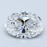 2 Carat Oval - Natural Diamond - 2.21 - D - SI2 - VG - EX - EX - Diamonds By Rothschild