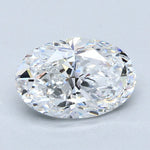 2 Carat Oval - Natural Diamond - 2.21 - D - VVS2 - VG - EX - EX - Diamonds By Rothschild