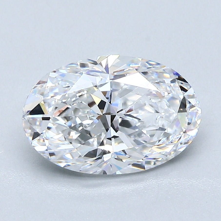 2 Carat Oval - Natural Diamond - 2.21 - D - VVS2 - VG - EX - EX - Diamonds By Rothschild