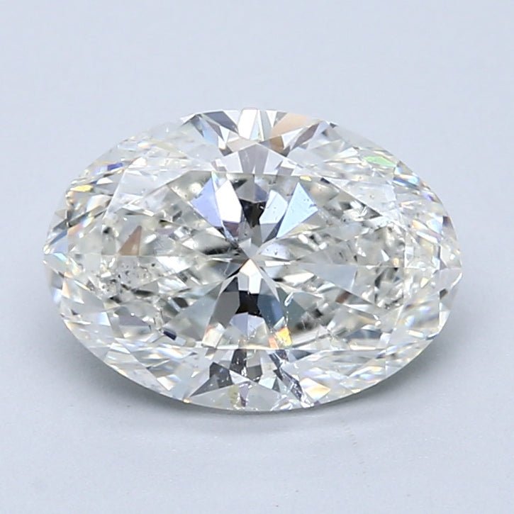 2 Carat Oval - Natural Diamond - 2.26 - H - SI2 - VG - EX - EX - Diamonds By Rothschild