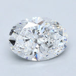 2 Carat OVAL - Natural Diamond - 2.3 - D - SI1 - VG - EX - VG - Diamonds By Rothschild