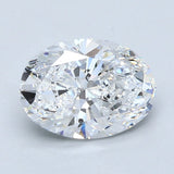 2 Carat OVAL - Natural Diamond - 2.3 - D - SI1 - VG - EX - VG - Diamonds By Rothschild