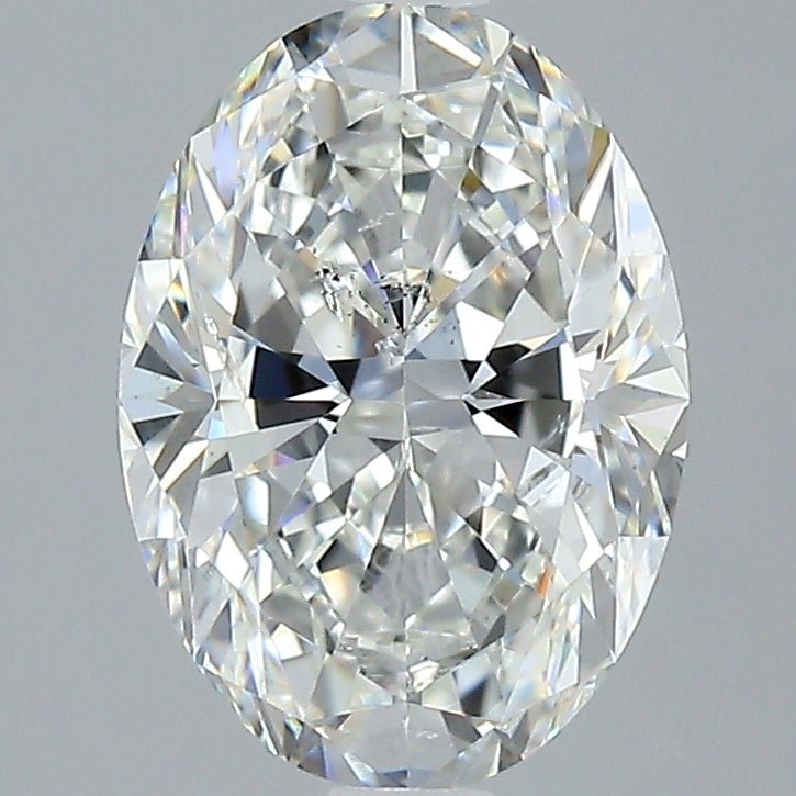 2 Carat Oval - Natural Diamond - 2.3 - G - SI2 - VG - EX - EX - Diamonds By Rothschild