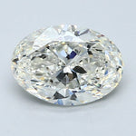 2 Carat OVAL - Natural Diamond - J - SI2 - 2.01 - VG - EX - EX - Diamonds By Rothschild