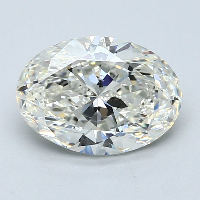 2 Carat OVAL - Natural Diamond - J - SI2 - 2.01 - VG - EX - EX - Diamonds By Rothschild