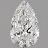 2 Carat PEAR - Natural Diamond - 1.7 - D - VVS2 - EX - VG - Diamonds By Rothschild