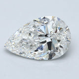 2 Carat Pear - Natural Diamond - 1.8 - F - VVS2 - VG - EX - VG - Diamonds By Rothschild
