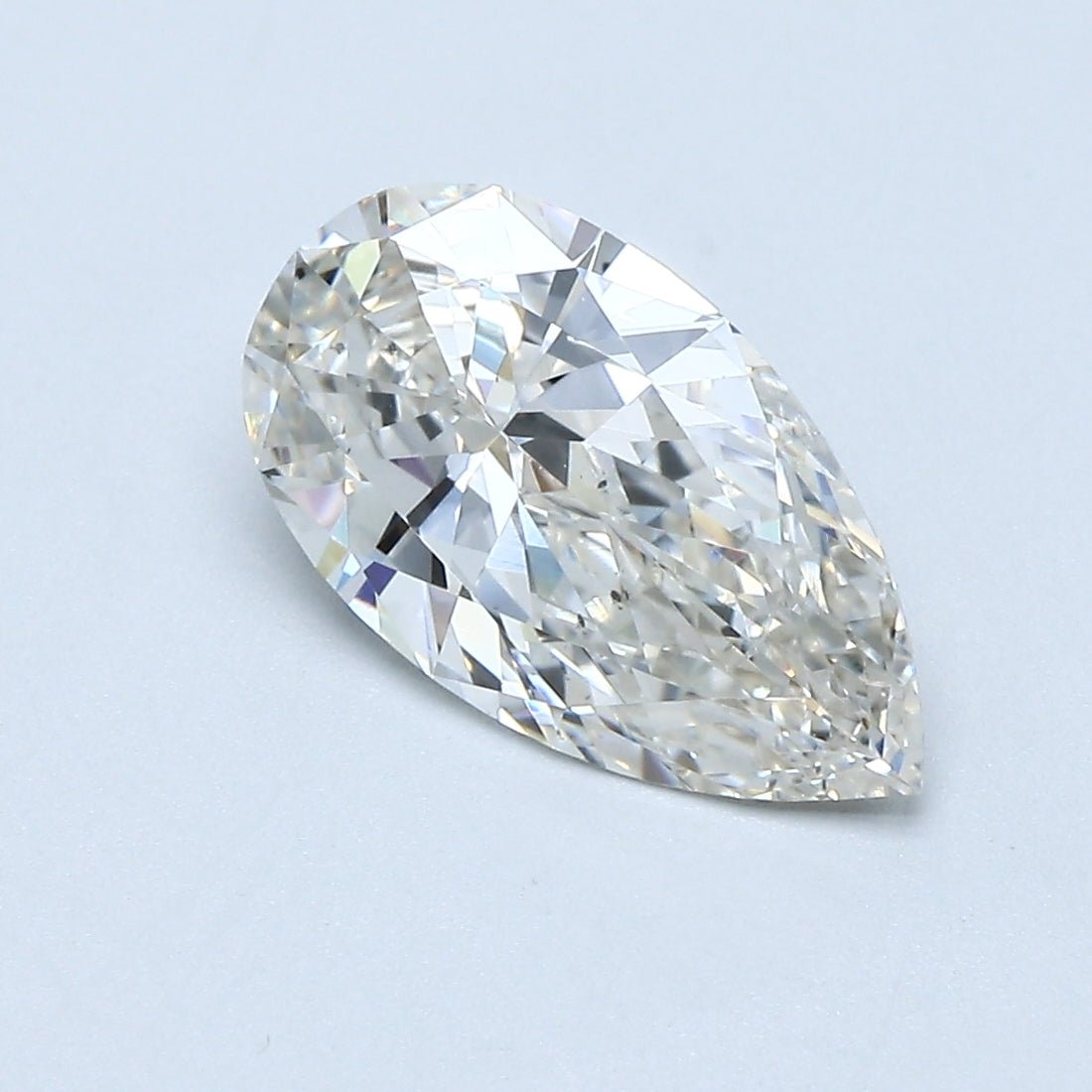 2 Carat Pear - Natural Diamond - 1.8 - I - SI2 - VG - G - G - Diamonds By Rothschild