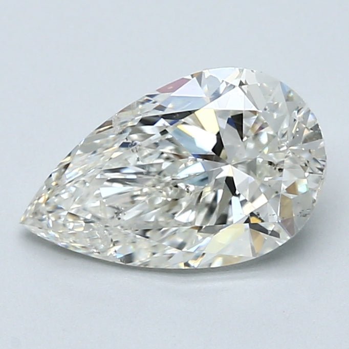 2 Carat Pear - Natural Diamond - 1.81 - I - SI2 - VG - EX - EX - Diamonds By Rothschild