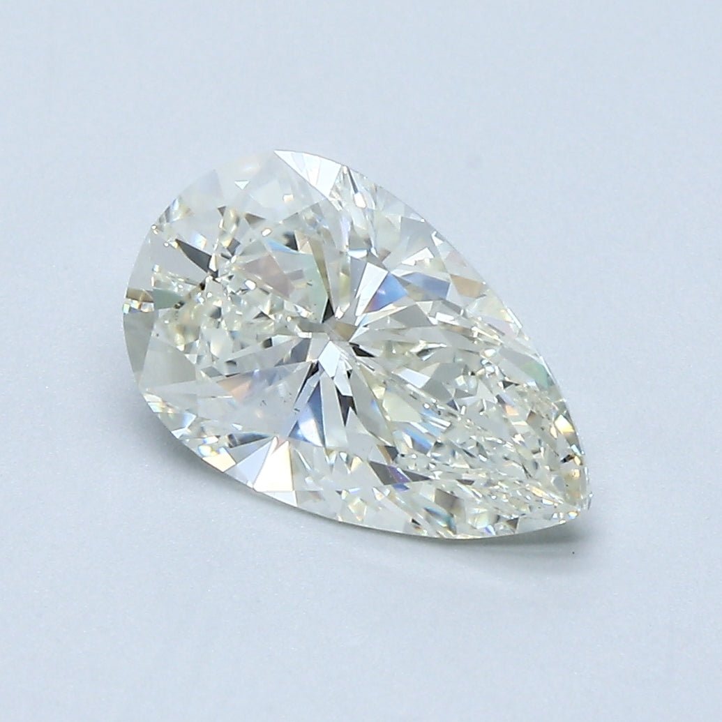 2 Carat Pear - Natural Diamond - 1.83 - K - SI1 - G - G - Diamonds By Rothschild