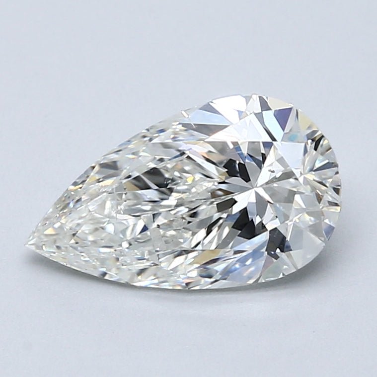 2 Carat Pear - Natural Diamond - 1.9 - H - SI1 - VG - VG - VG - Diamonds By Rothschild