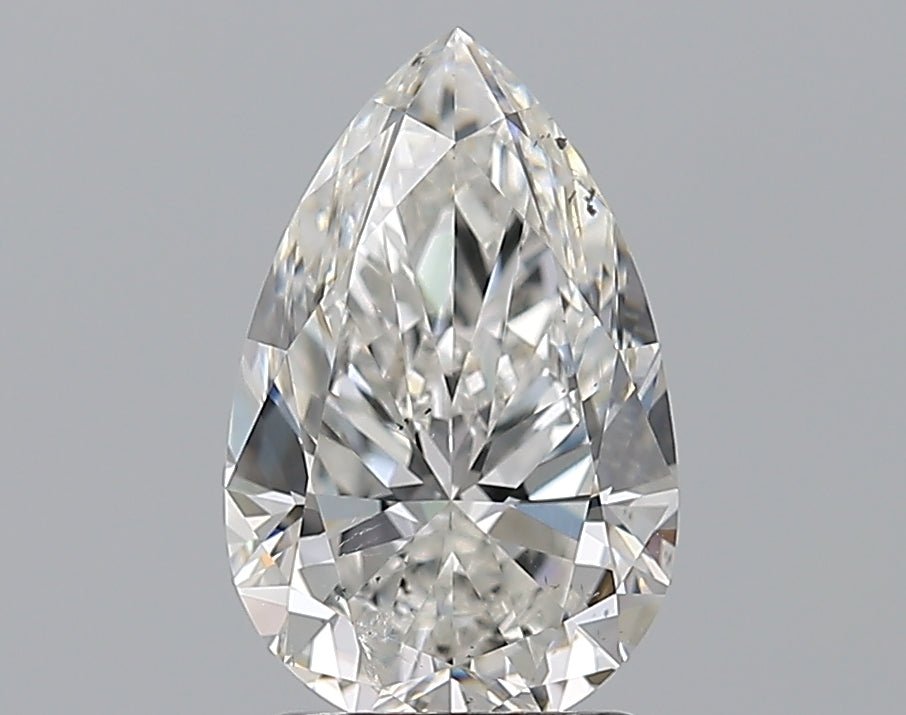 2 Carat Pear - Natural Diamond - 2 - F - SI2 - VG - EX - EX - Diamonds By Rothschild