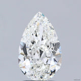 2 Carat Pear - Natural Diamond - 2 - I - SI1 - VG - EX - VG - Diamonds By Rothschild