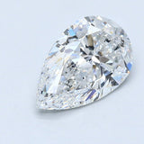 2 Carat Pear - Natural Diamond - 2.01 - E - SI2 - EX - EX - Diamonds By Rothschild