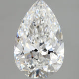 2 Carat Pear - Natural Diamond - 2.01 - E - VS2 - VG - EX - EX - Diamonds By Rothschild