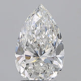 2 Carat Pear - Natural Diamond - 2.01 - F - SI1 - VG - EX - EX - Diamonds By Rothschild