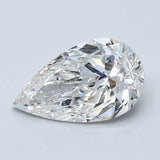 2 Carat Pear - Natural Diamond - 2.01 - F - SI2 - EX - EX - Diamonds By Rothschild