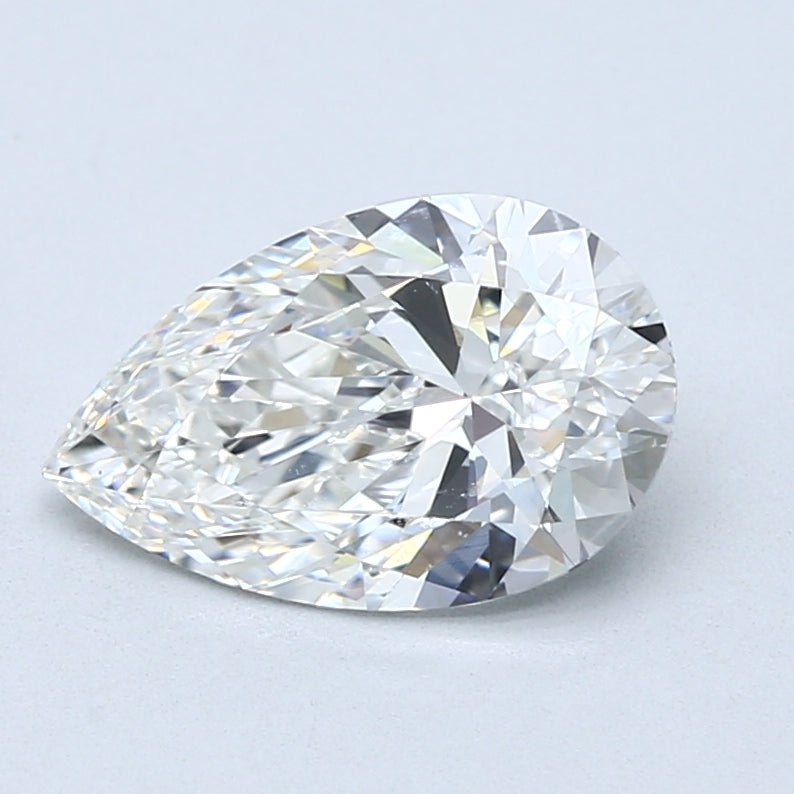 2 Carat Pear - Natural Diamond - 2.01 - G - VS2 - VG - VG - EX - Diamonds By Rothschild