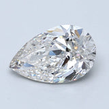 2 Carat Pear - Natural Diamond - 2.01 - H - SI2 - VG - EX - VG - Diamonds By Rothschild