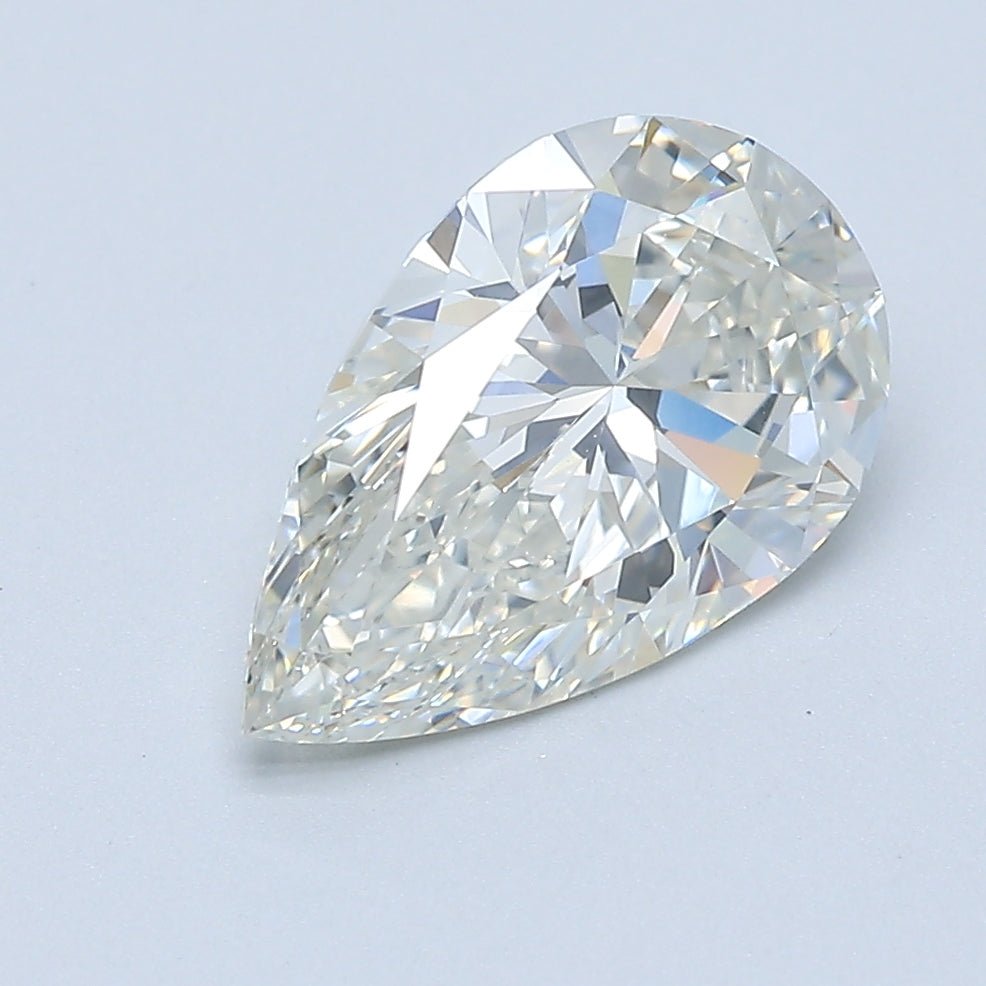 2 Carat Pear - Natural Diamond - 2.01 - I - VS2 - EX - EX - EX - Diamonds By Rothschild