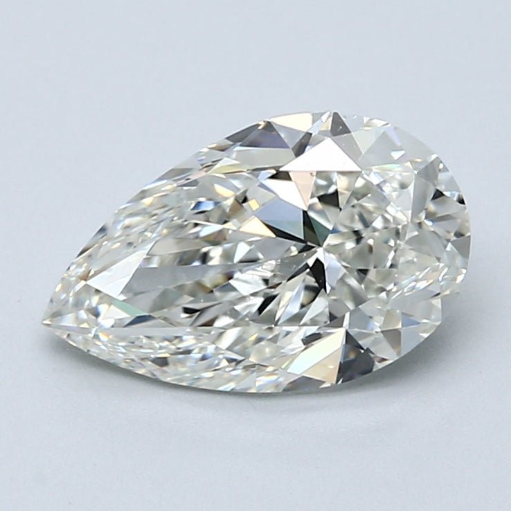2 Carat Pear - Natural Diamond - 2.01 - I - VS2 - VG - EX - EX - Diamonds By Rothschild