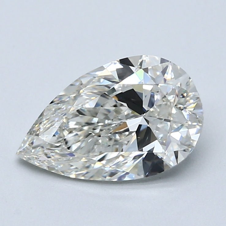 2 Carat Pear - Natural Diamond - 2.01 - I - VS2 - VG - EX - VG - Diamonds By Rothschild