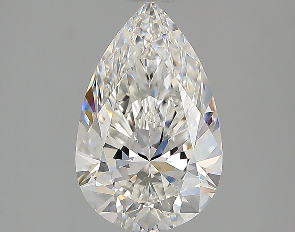 2 Carat Pear - Natural Diamond - 2.02 - E - VS2 - VG - EX - EX - Diamonds By Rothschild