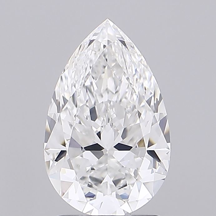 2 Carat Pear - Natural Diamond - 2.02 - E - VS2 - VG - EX - EX - Diamonds By Rothschild