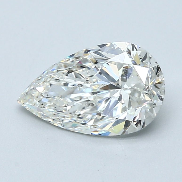 2 Carat Pear - Natural Diamond - 2.02 - I - SI2 - VG - EX - EX - Diamonds By Rothschild
