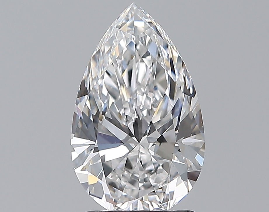 2 Carat Pear - Natural Diamond - 2.03 - E - VS2 - VG - EX - EX - Diamonds By Rothschild