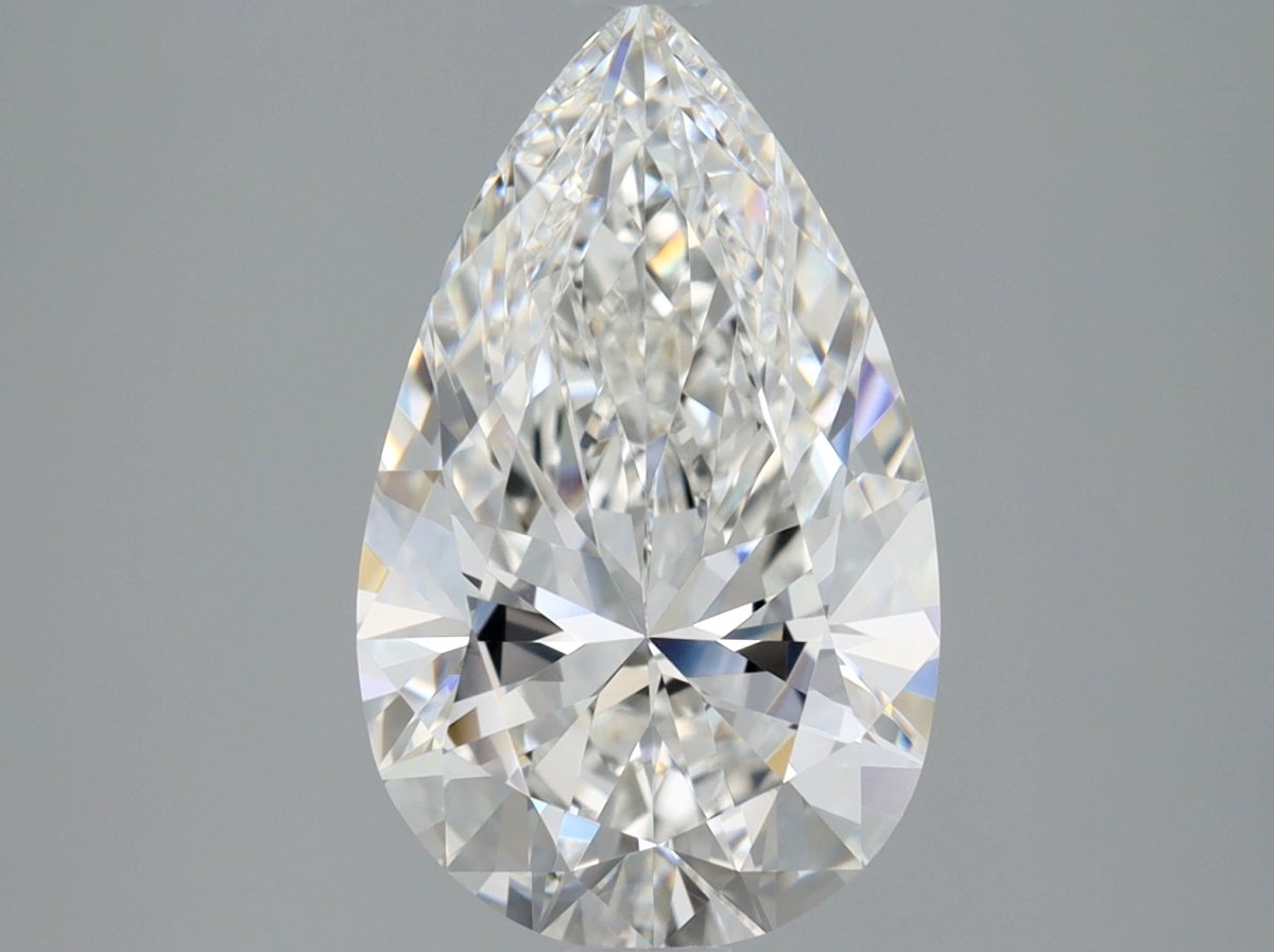 2 Carat Pear - Natural Diamond - 2.04 - F - VVS1 - VG - VG - VG - Diamonds By Rothschild