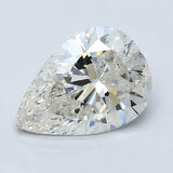 2 Carat Pear - Natural Diamond - 2.06 - K - I1 - VG - G - f - Diamonds By Rothschild