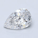 2 Carat Pear - Natural Diamond - 2.08 - D - I1 - VG - G - VG - Diamonds By Rothschild